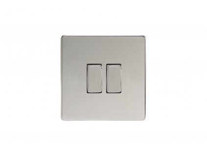 rocker XDC2S screwless polished chrome