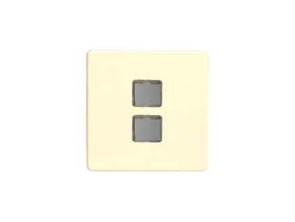 keystone plate XEWD2S screwless white chocolate