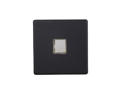plate XEYD1S.MB screwless matt black