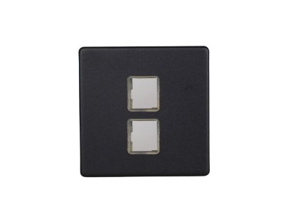 plate XEYD2S.MB screwless matt black