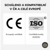 Páčkový vypínač TOGGLE - 1-modulový křížový (č.7) 10A - Bezšroubkový - kartáčovaná mosaz